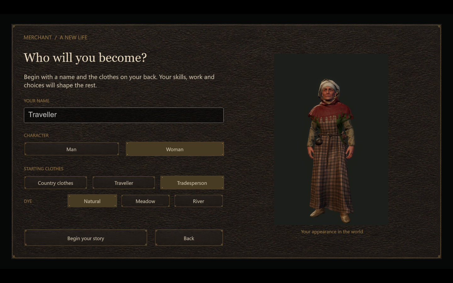 Current Hearth and Fortune character development work